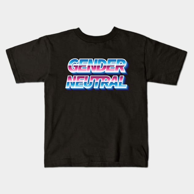 Gender Neutral Kids T-Shirt by Sthickers